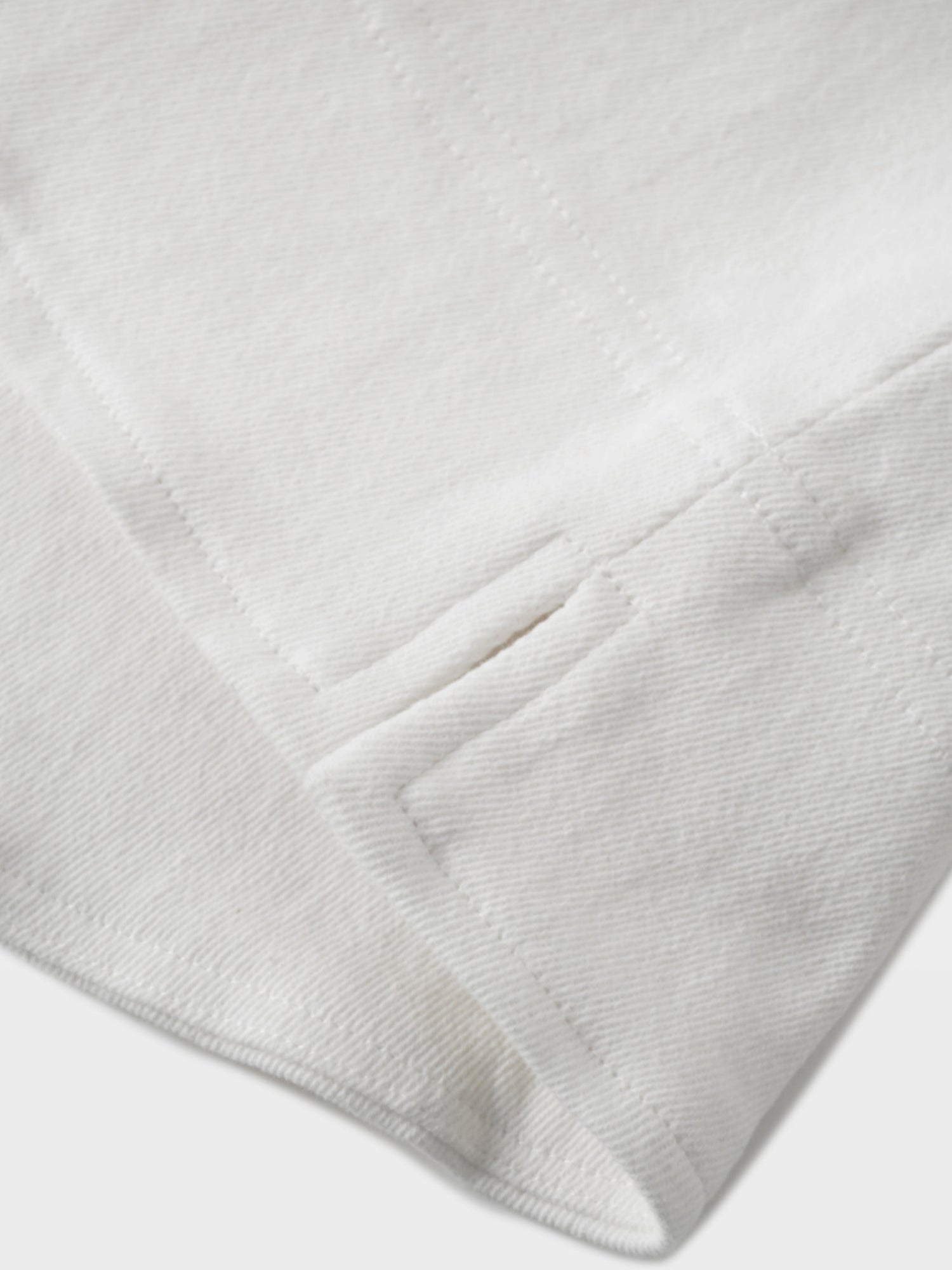 Straight Maxi Denim Skirt-White