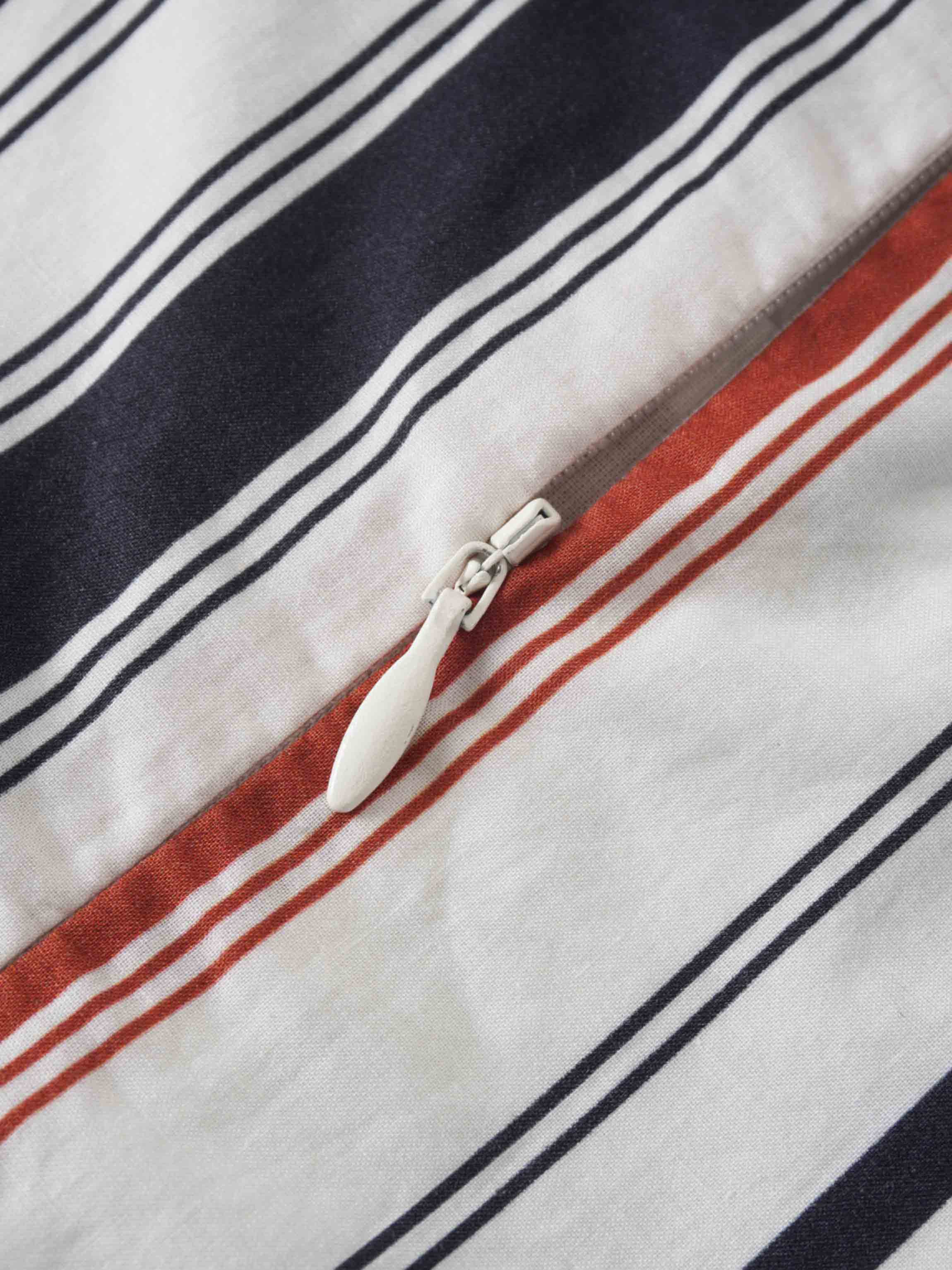 Pointed Yoke Skirt-Multi Stripe