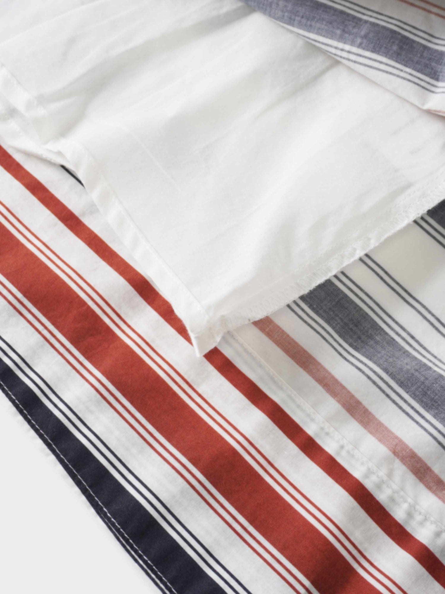 Pointed Yoke Skirt-Multi Stripe