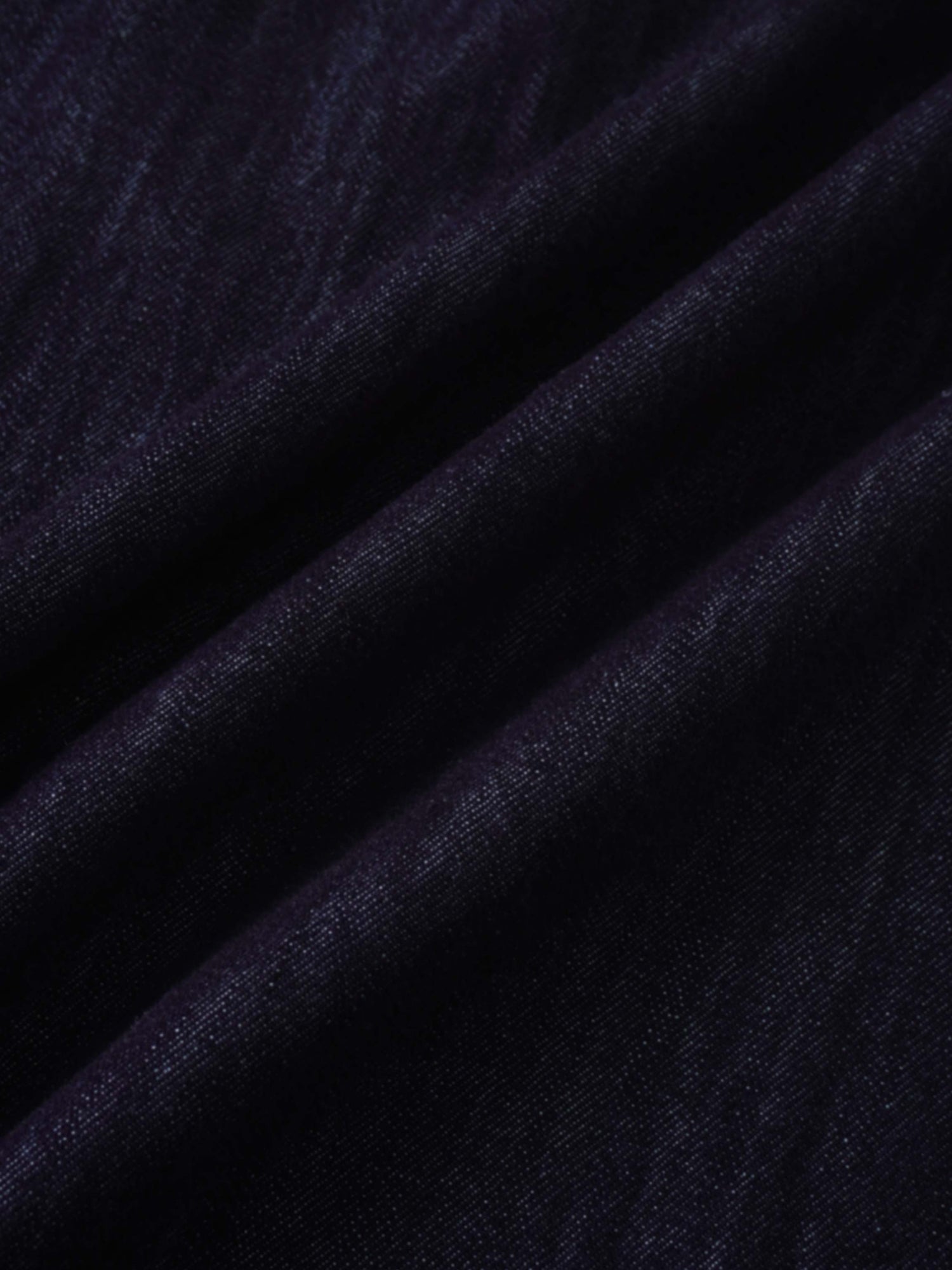 Inverted Yoke Pleat Skirt-Dark Blue