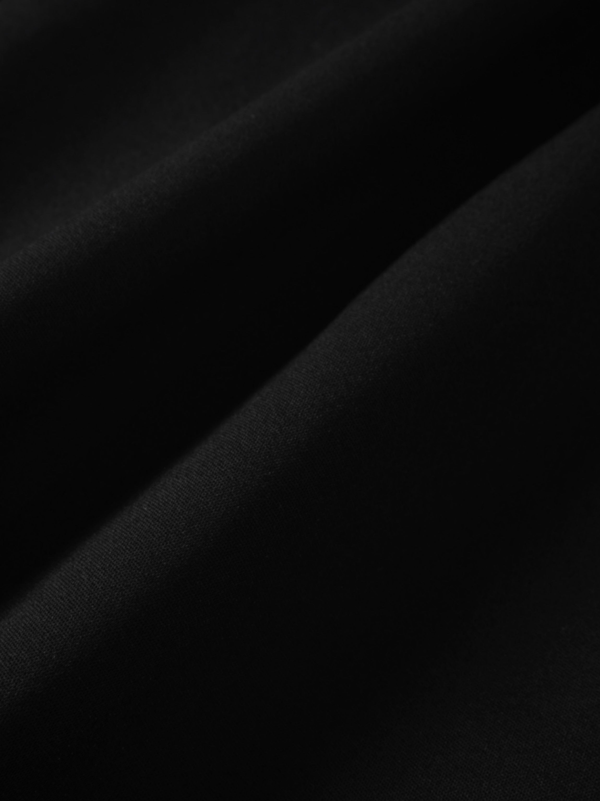 Belted Straight Cargo Pocket Skirt-Black