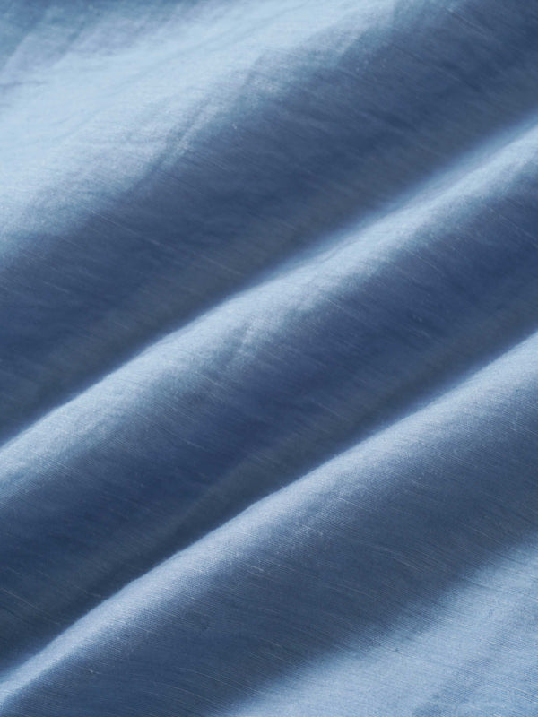 Pointed Yoke Dress Skirt-Blue