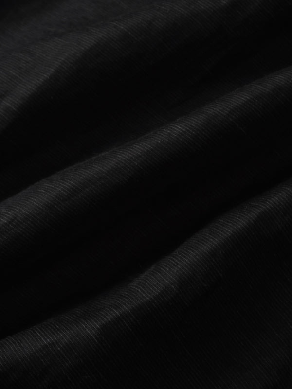 Pointed Yoke Dress Skirt-Black