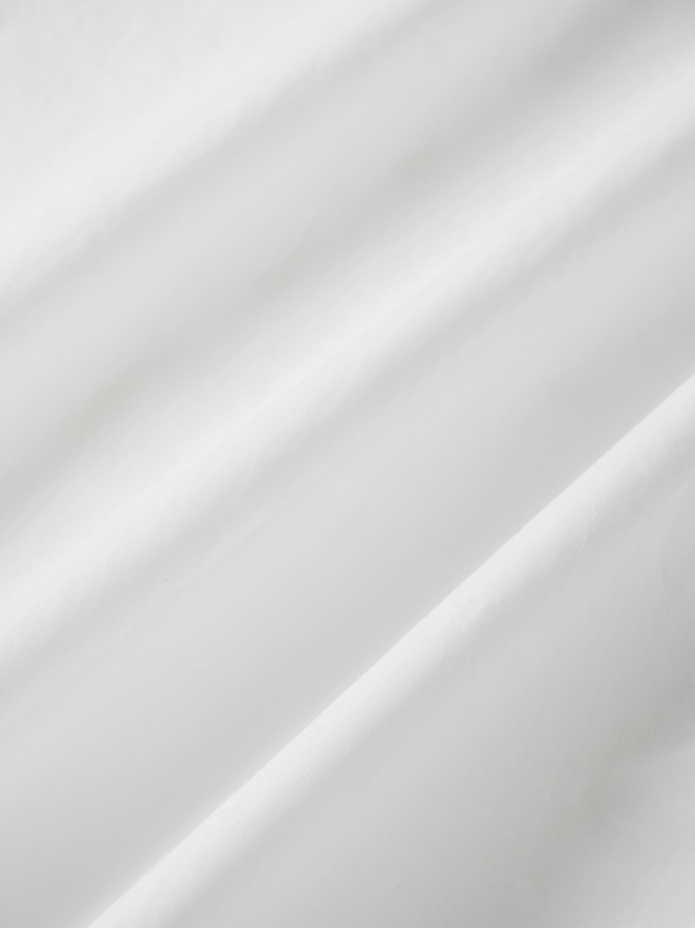 Embroidered Collar Button Down Blouse-White