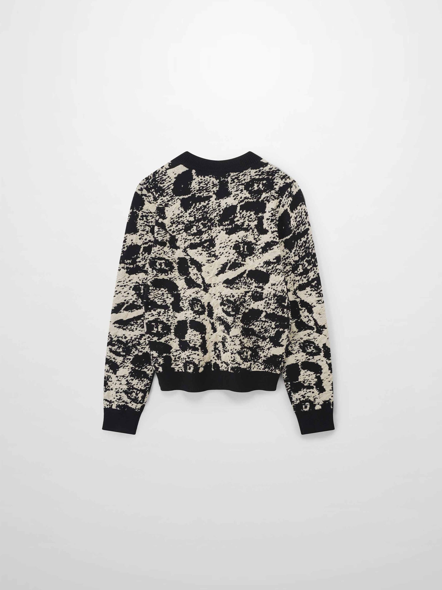 Lurex Combo Crew Sweater-Gold