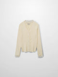Lace Trimmed Sweater-Cream