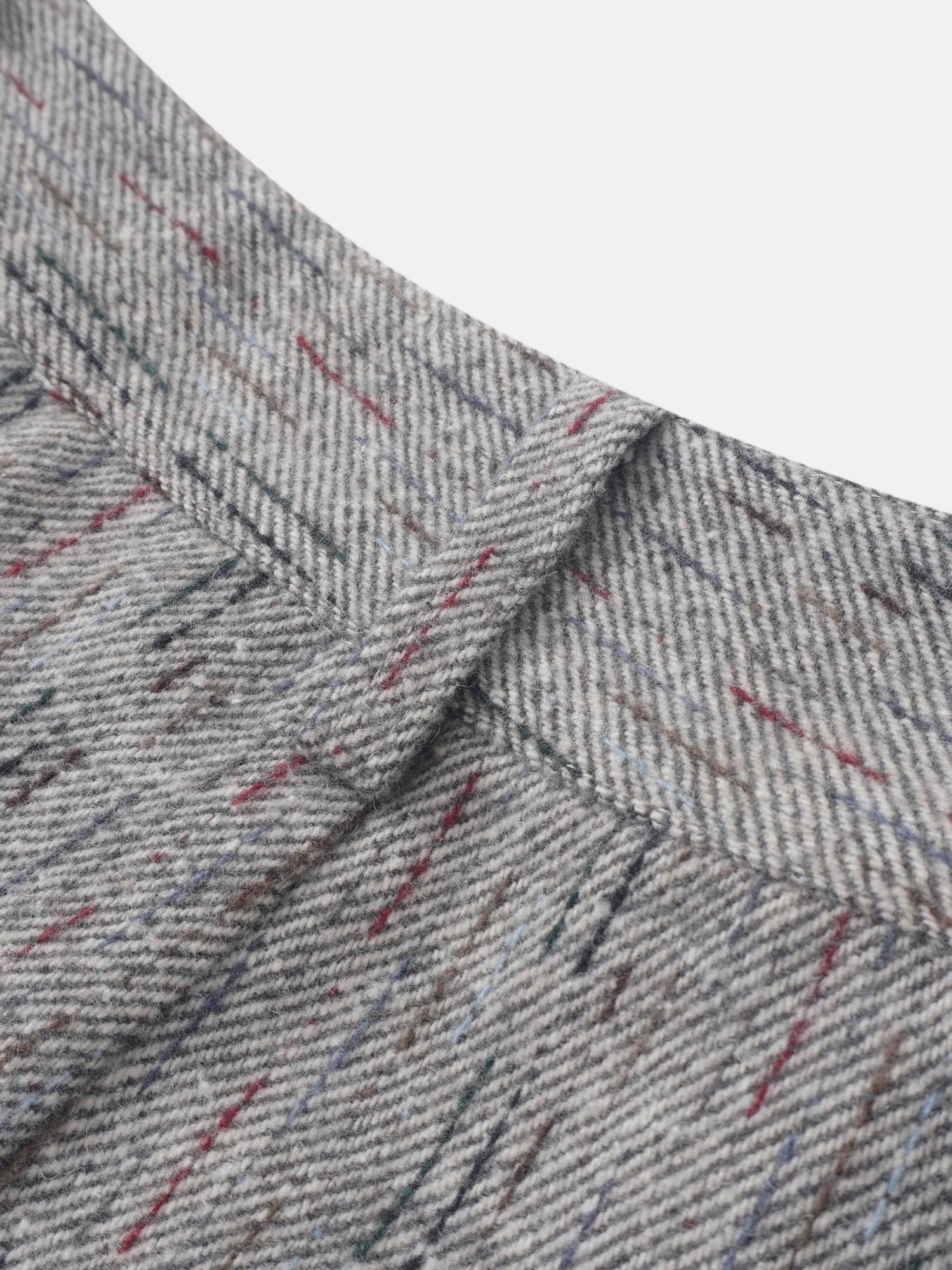 Straight Maxi Skirt - Grey/Colored Lines