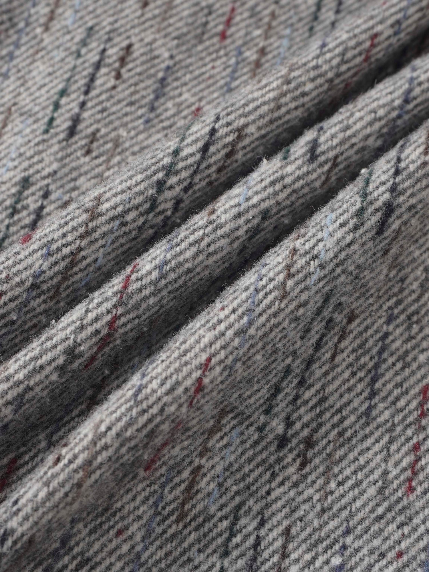 Straight Maxi Skirt - Grey/Colored Lines