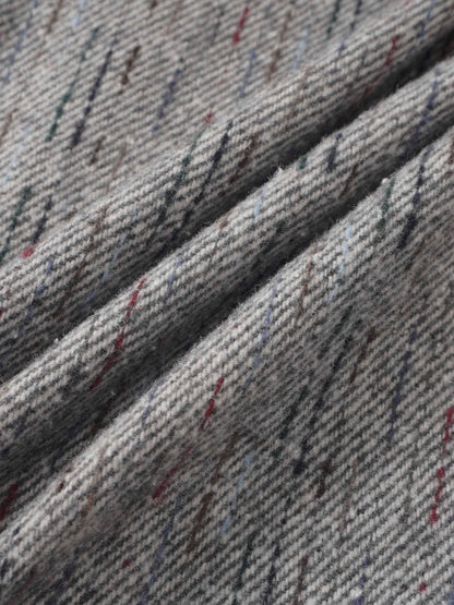 Straight Maxi Skirt - Grey/Colored Lines