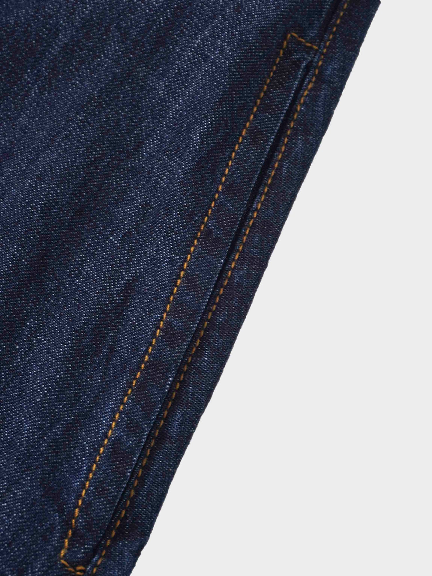 Waisted Lightweight Denim Dress-Dark Blue