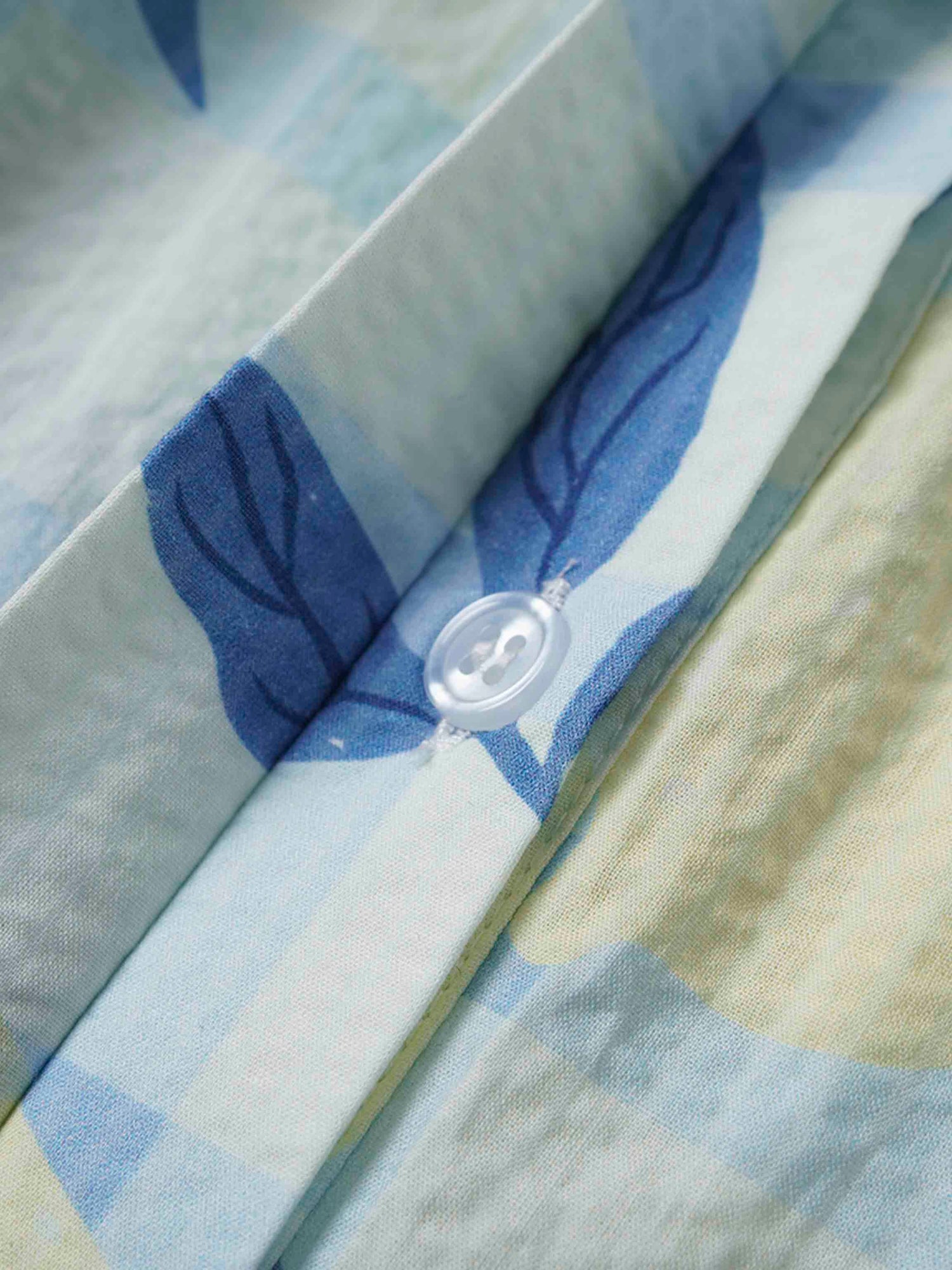 Yoke Gathered Belted Shirtdress-Lots of Lemon