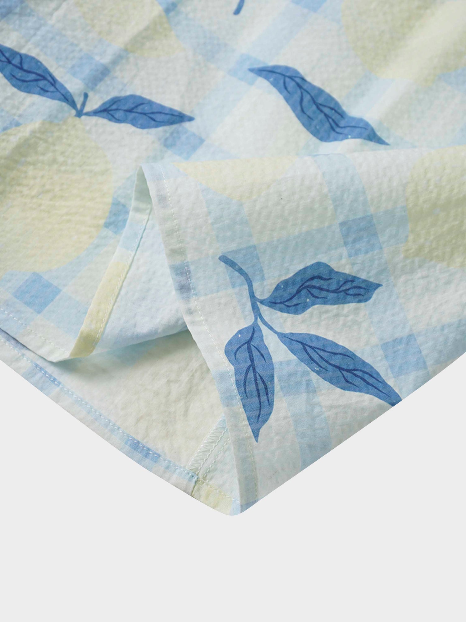 Yoke Gathered Belted Shirtdress-Lots of Lemon