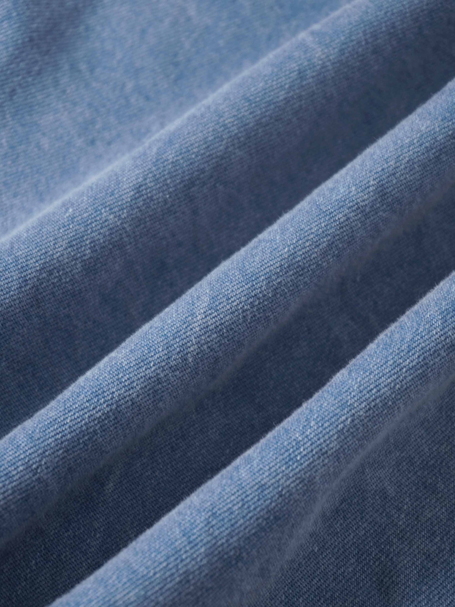 Front Pleat Denim Dress-Blue