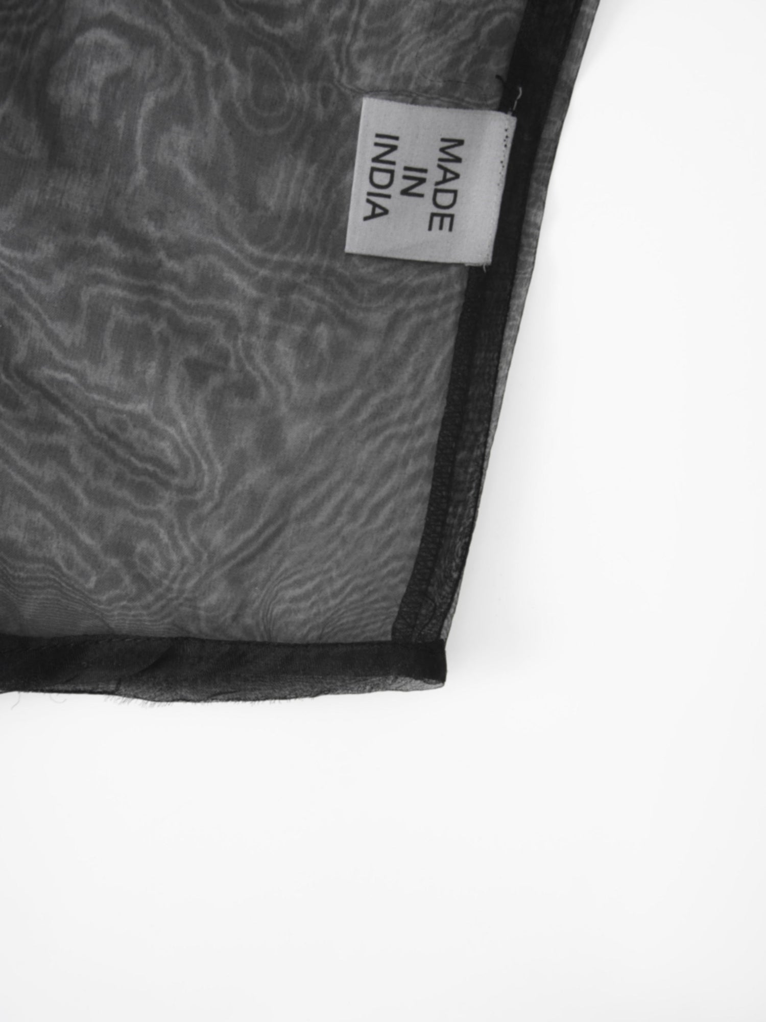 Organza Blouse-Black