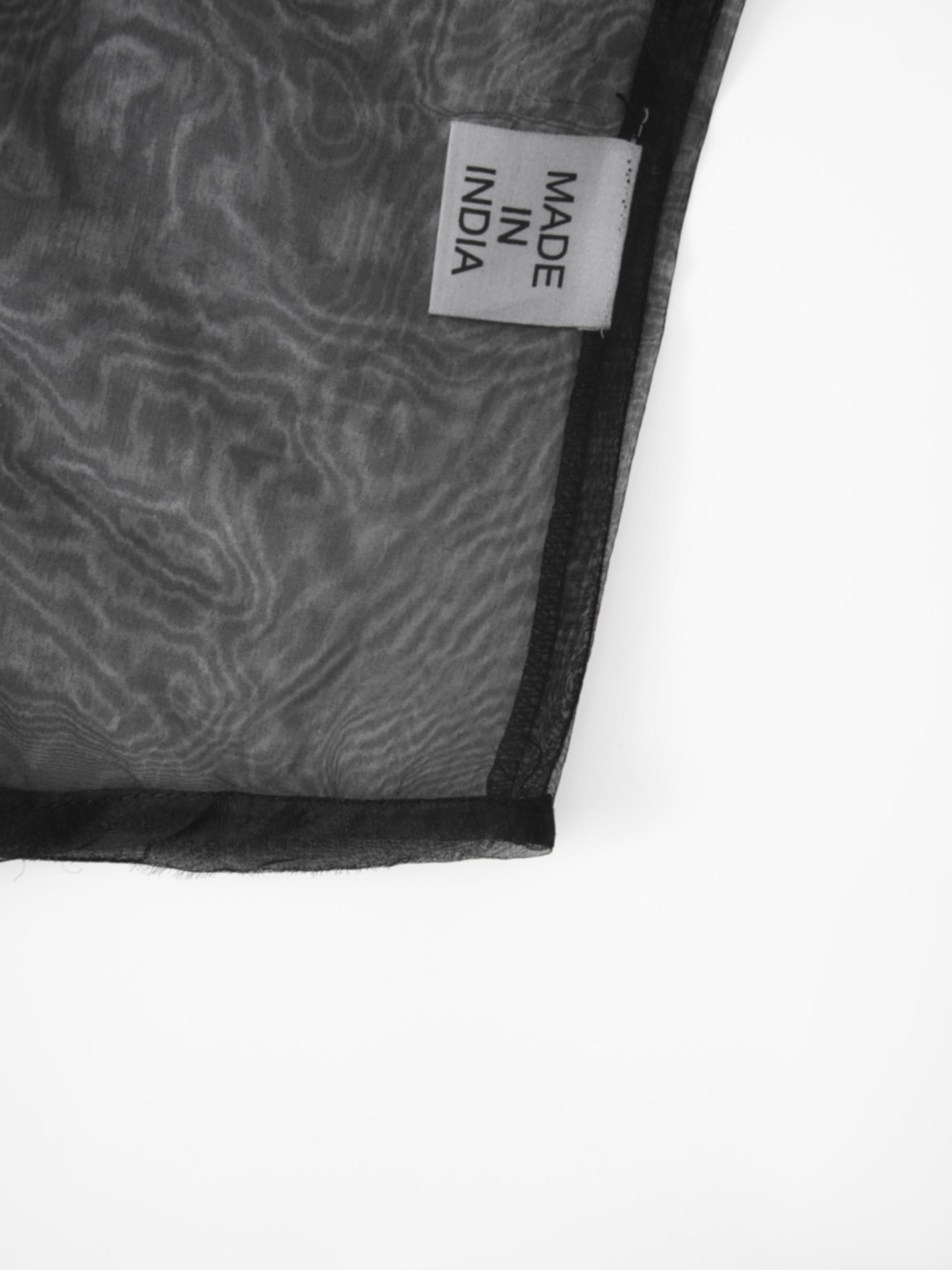 Organza Blouse-Black