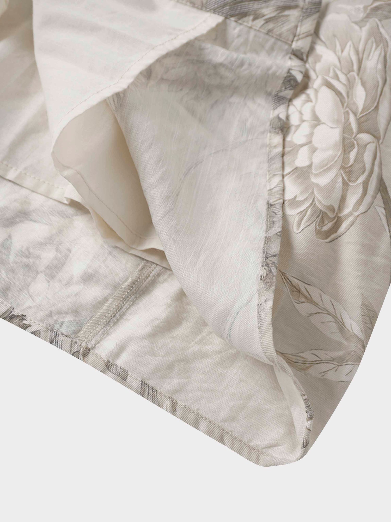 Belted Pleated Bottom Shirtdress-Pastel Mix