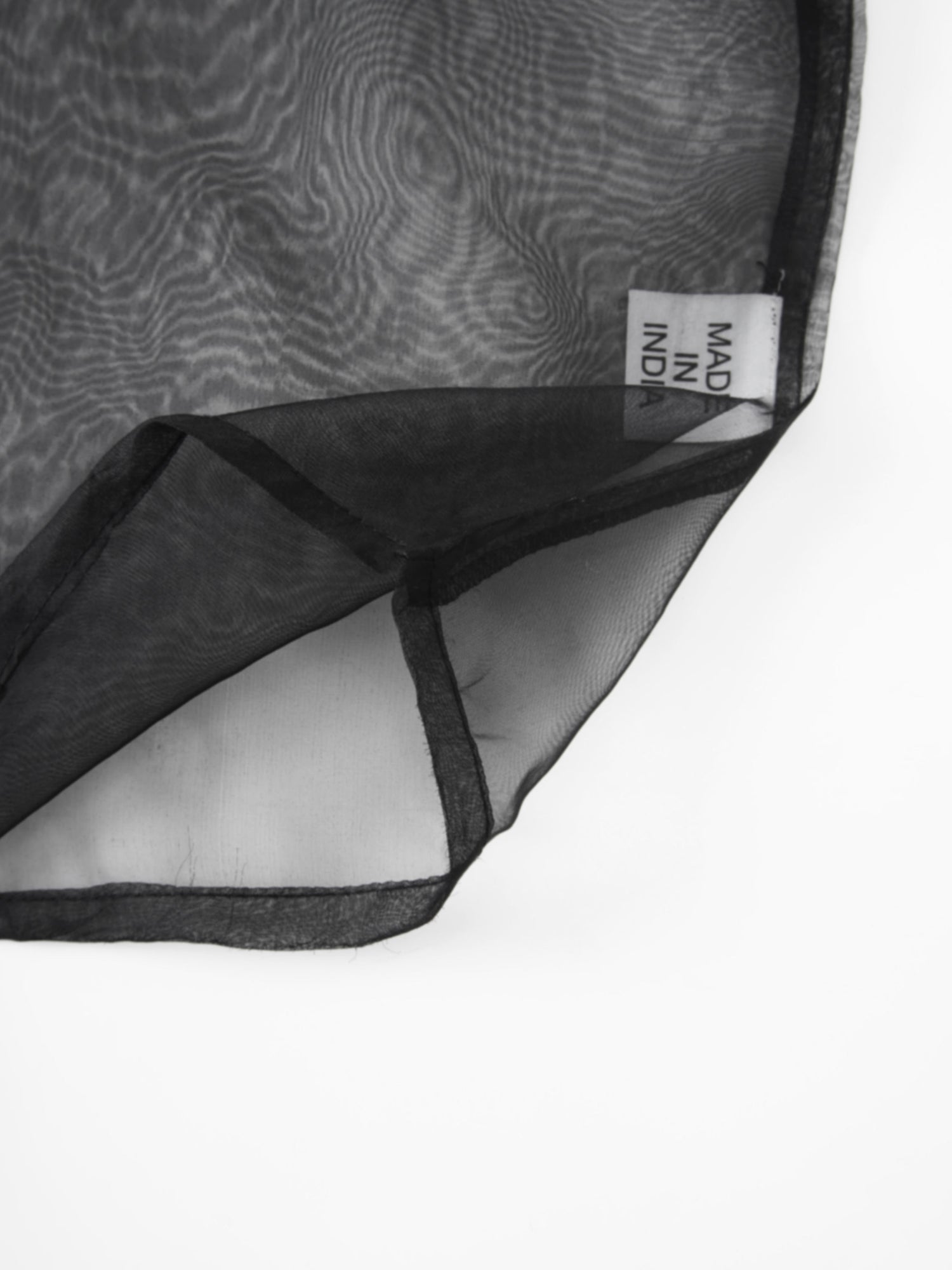 Organza Blouse-Black