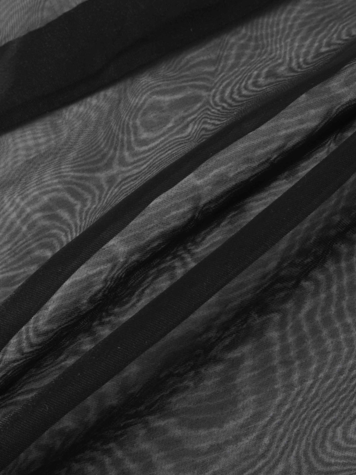 Organza Blouse-Black