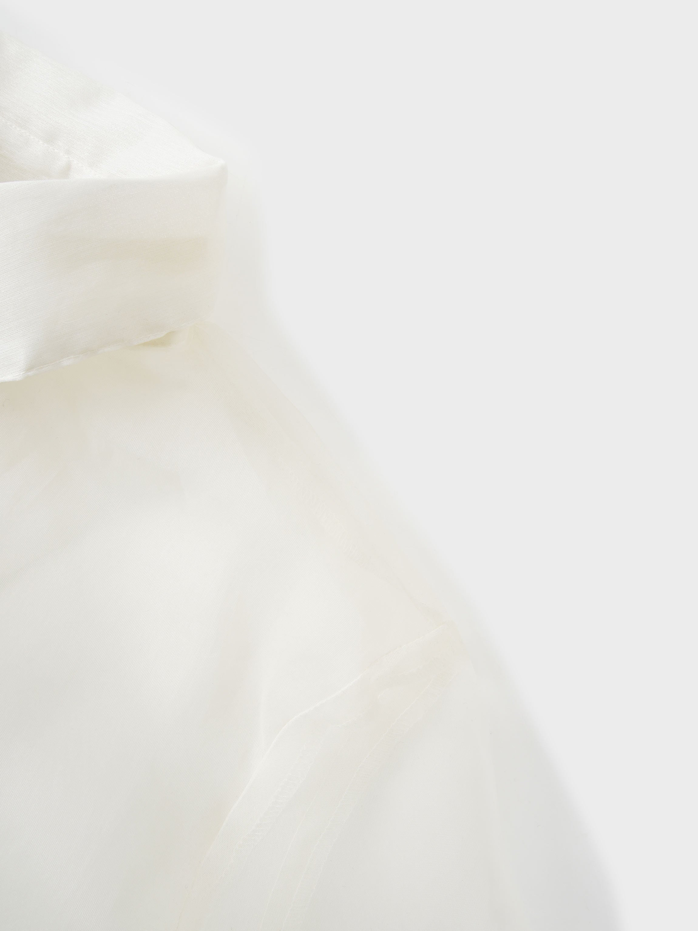 Organza Blouse-Cream