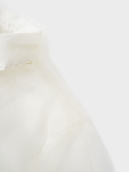 Organza Blouse-Cream