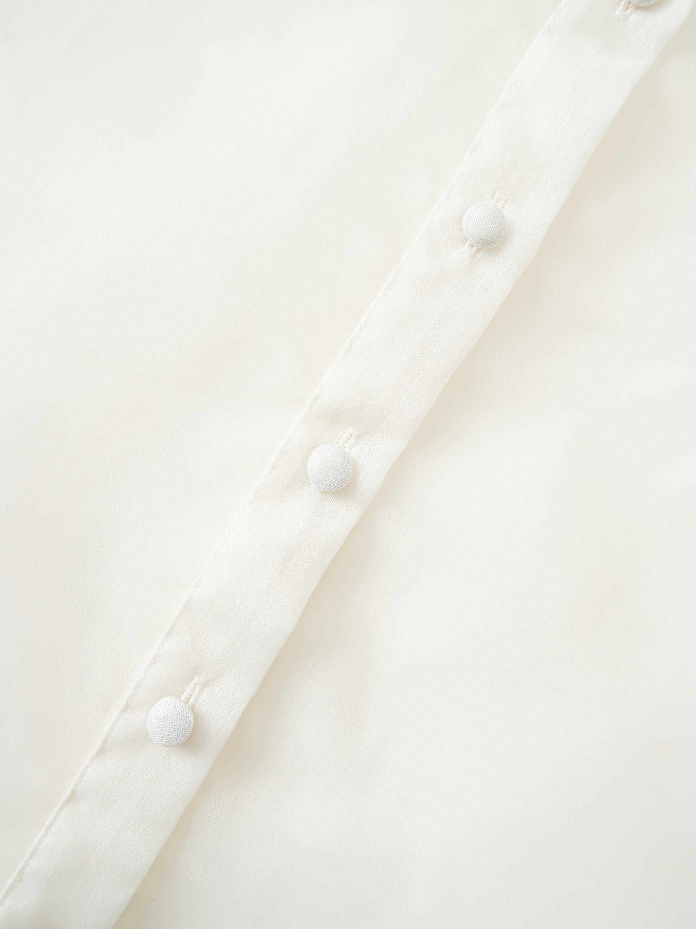 Organza Blouse-Cream