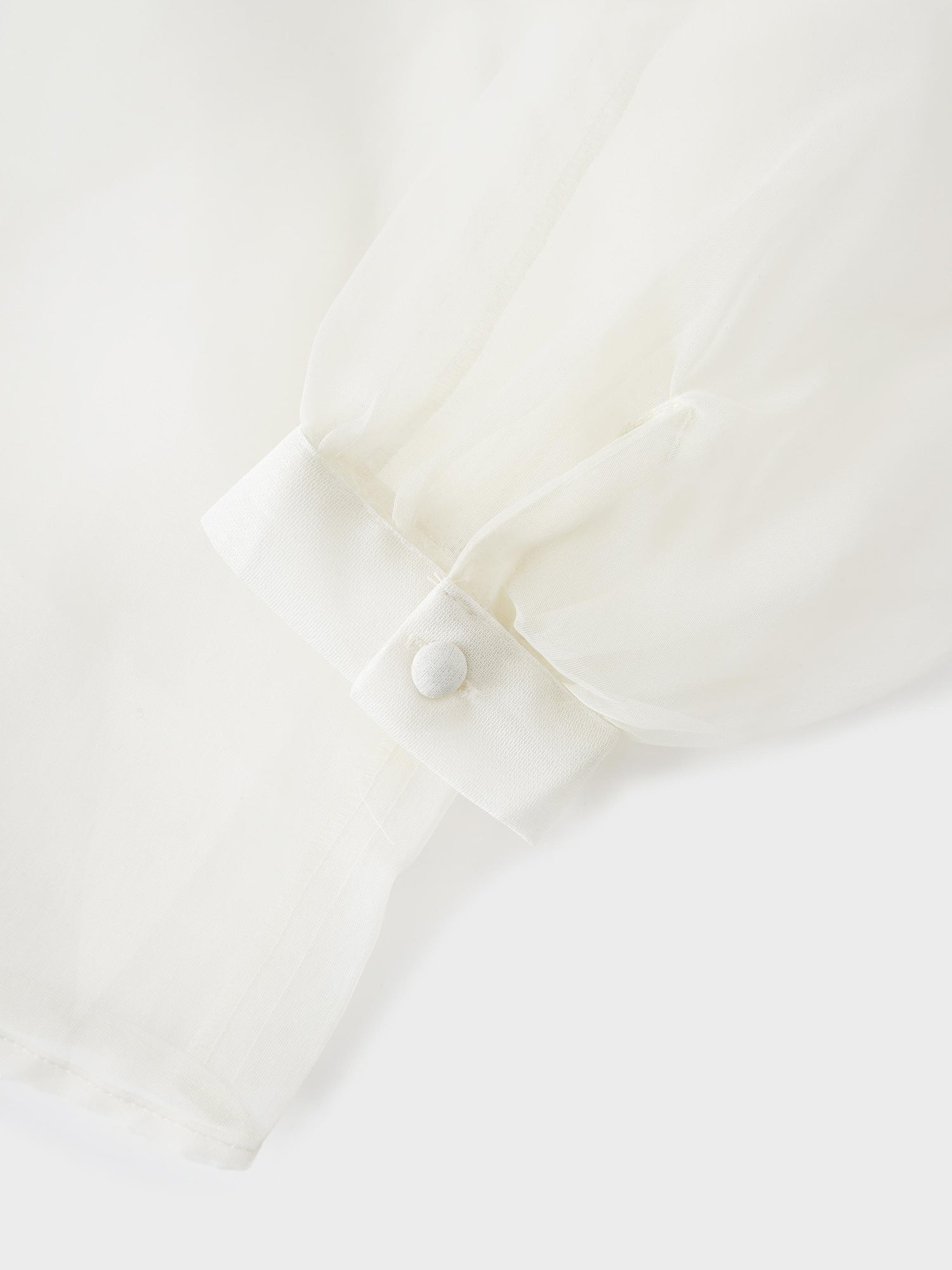 Organza Blouse-Cream