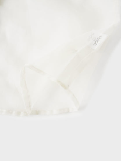 Organza Blouse-Cream