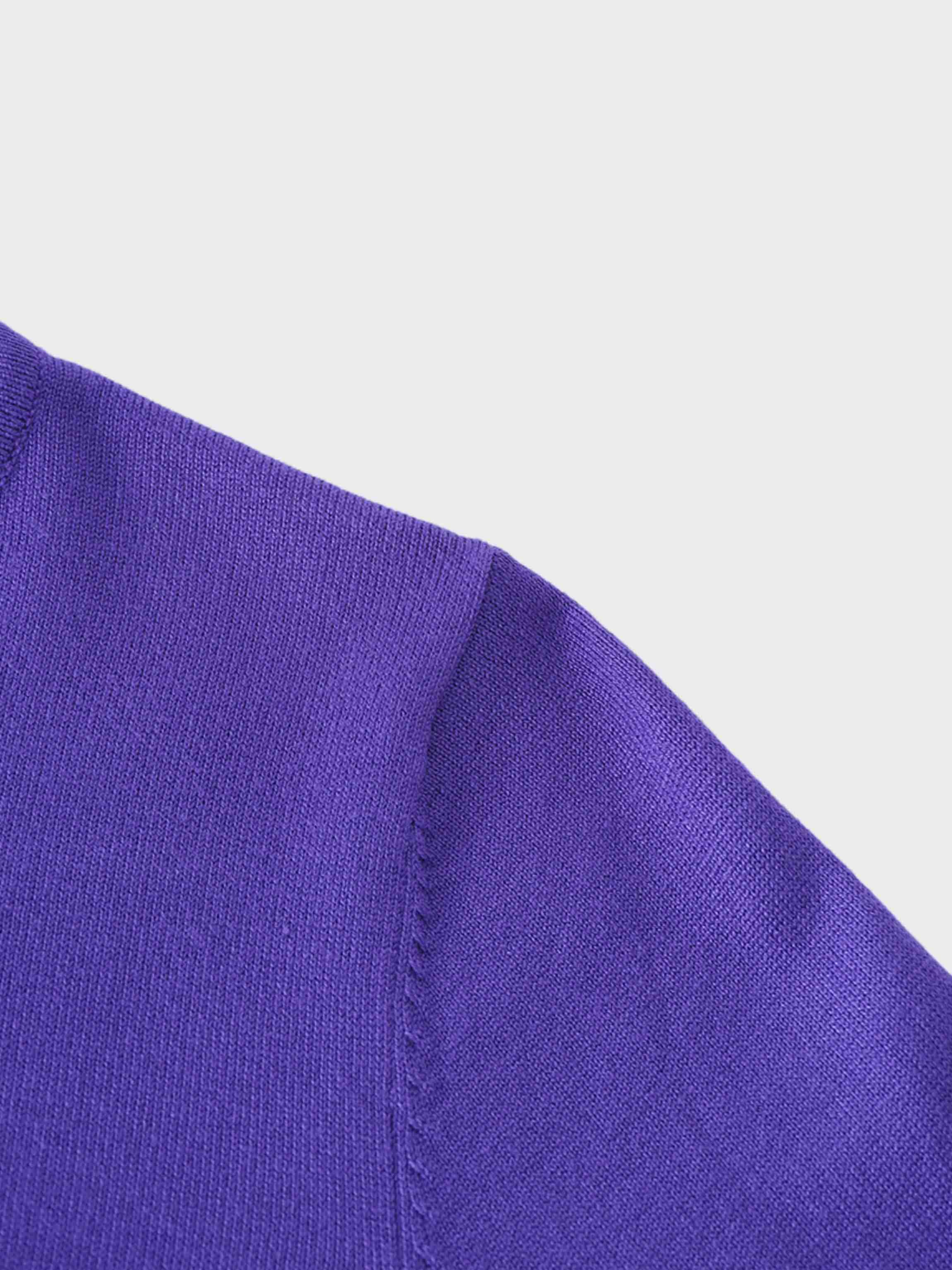 Basic Crew Sweater LS-Purple