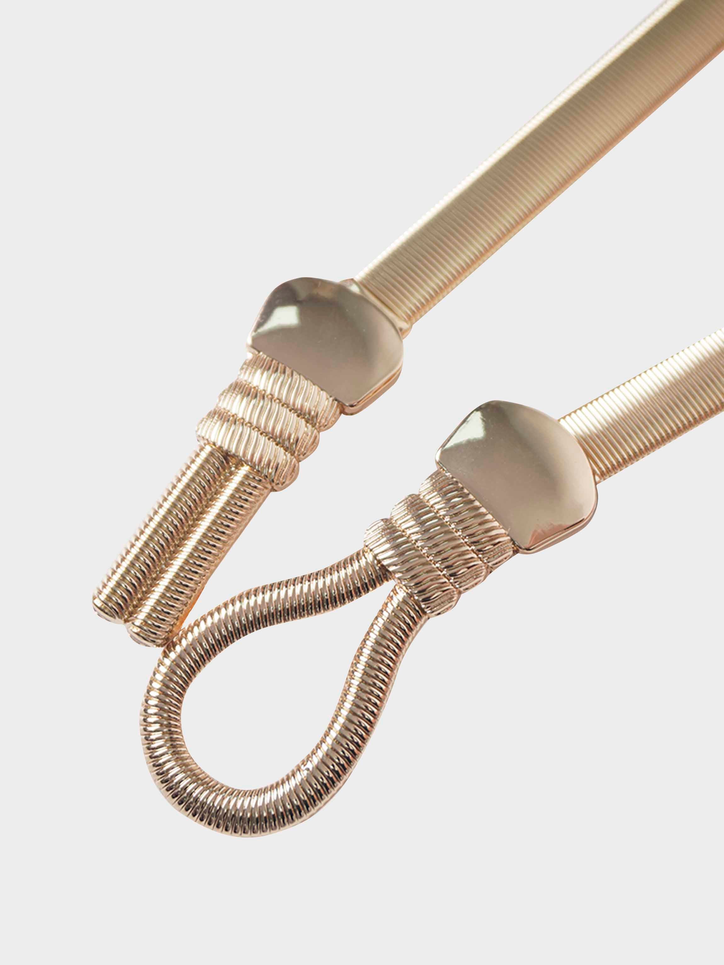 Belted Full Sleeve Dress-Medallion