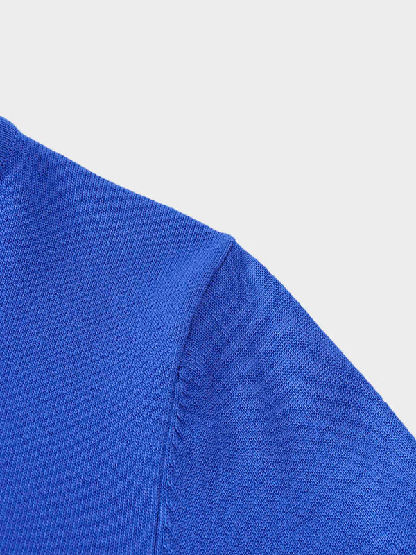 Basic Crew Sweater LS-Mediterranean