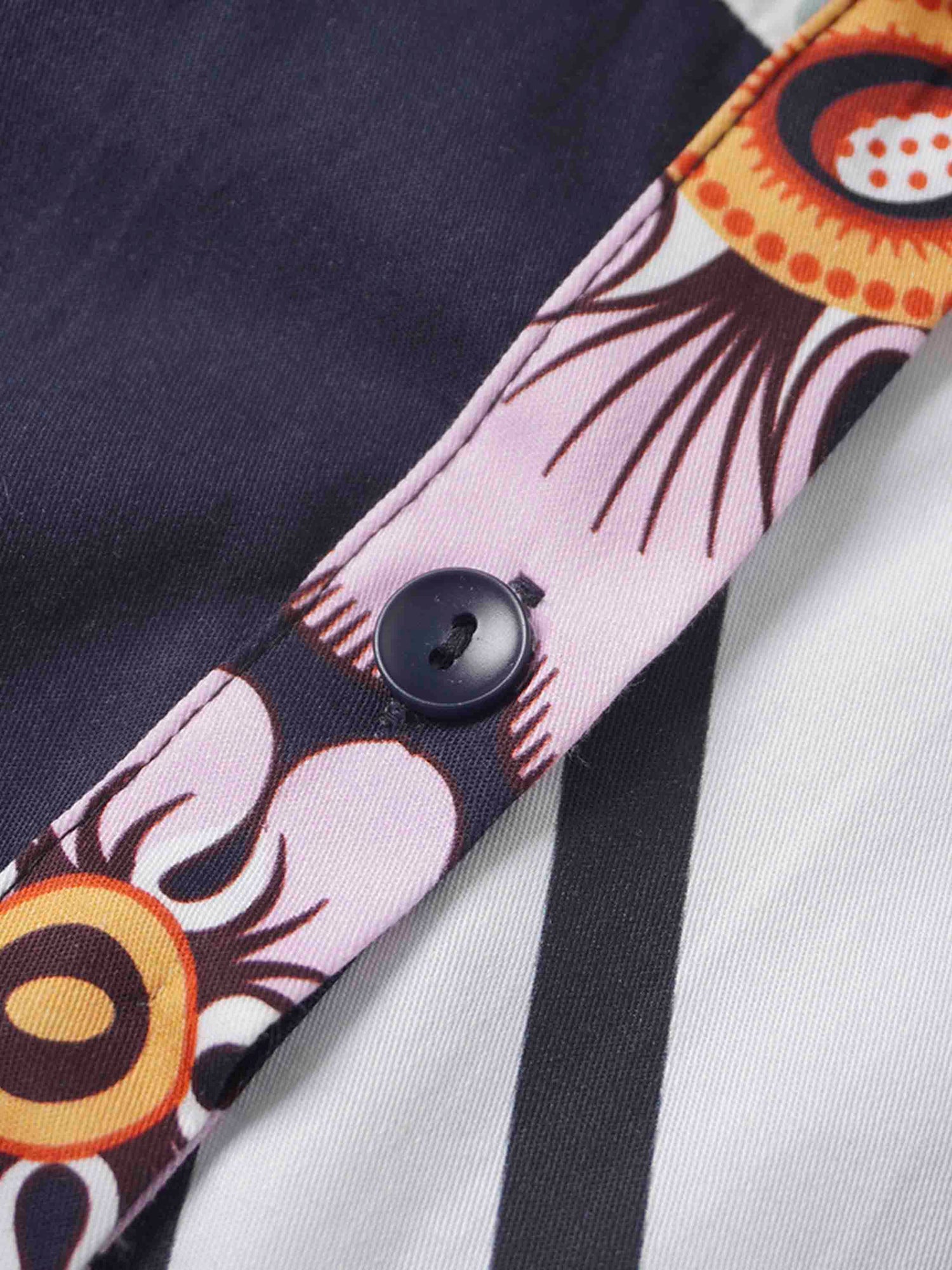 Mix Print Cotton Blouse-Mixed Print