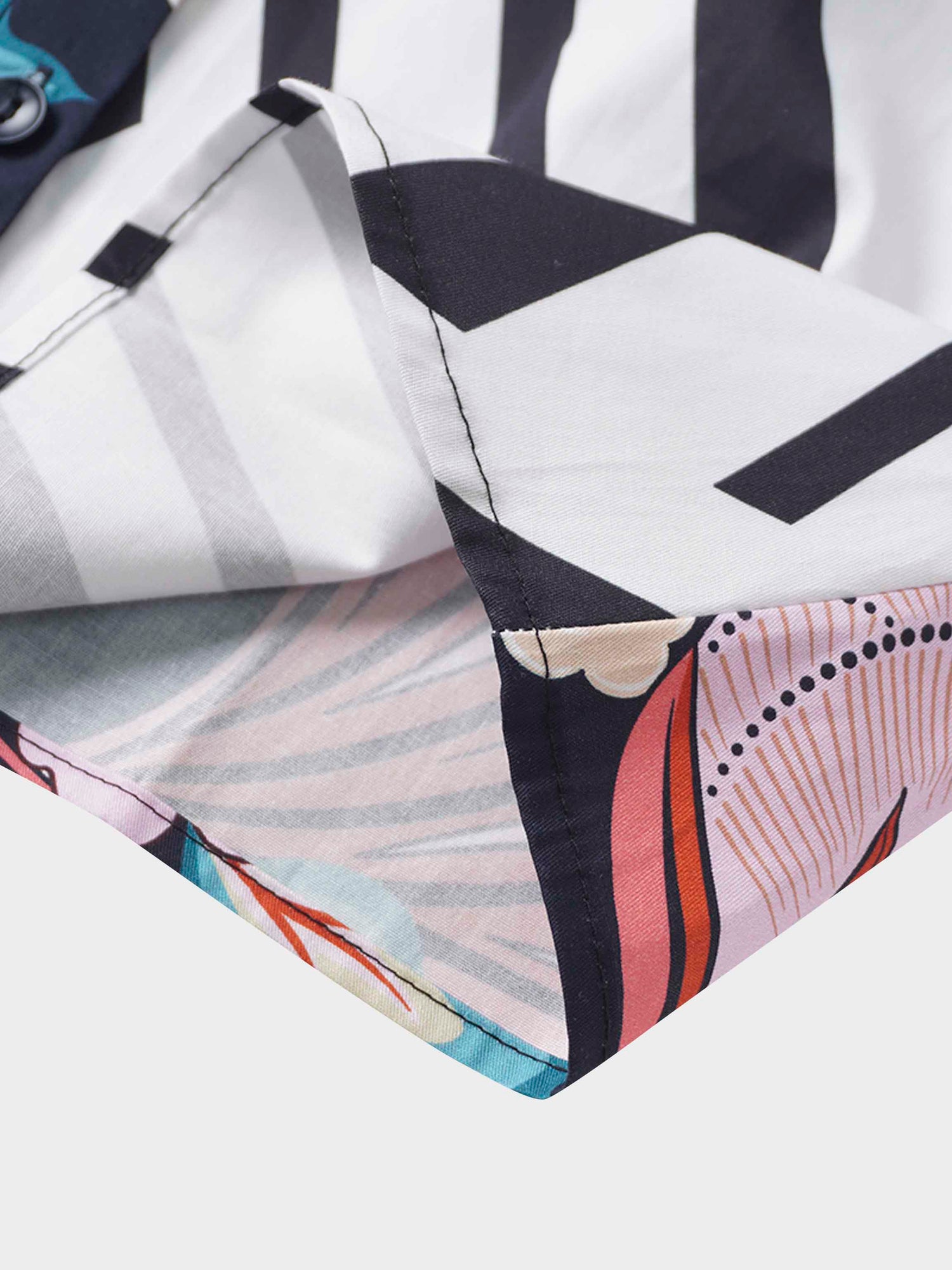 Mix Print Cotton Blouse-Mixed Print