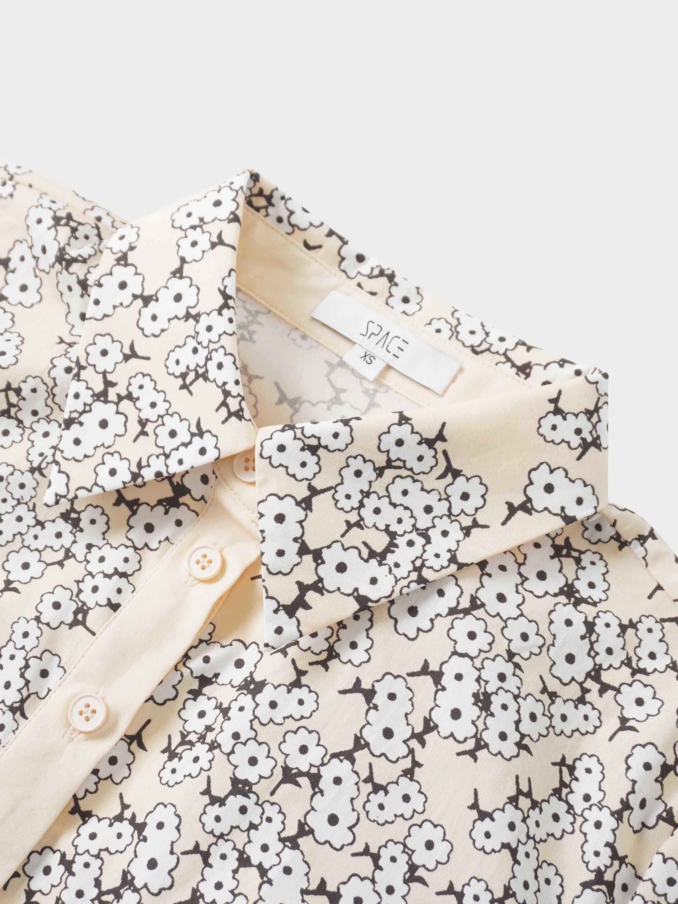 Ombre Flower Blouse-Peach