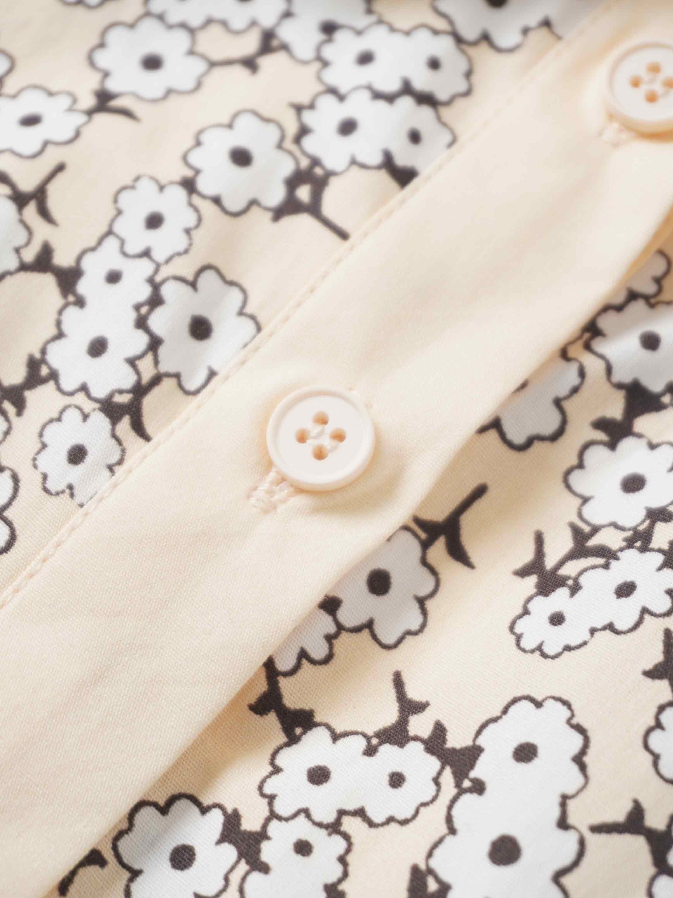 Ombre Flower Blouse-Peach