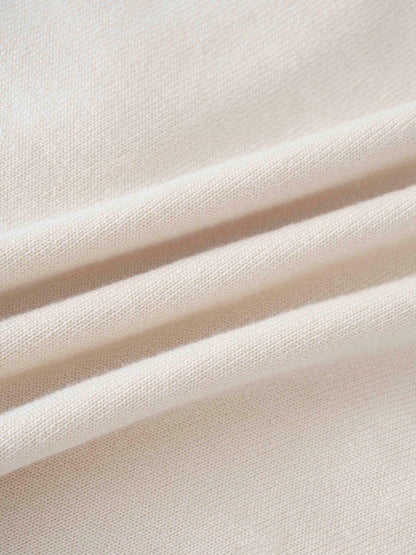 Solid Crew Crop Cardigan-Ivory