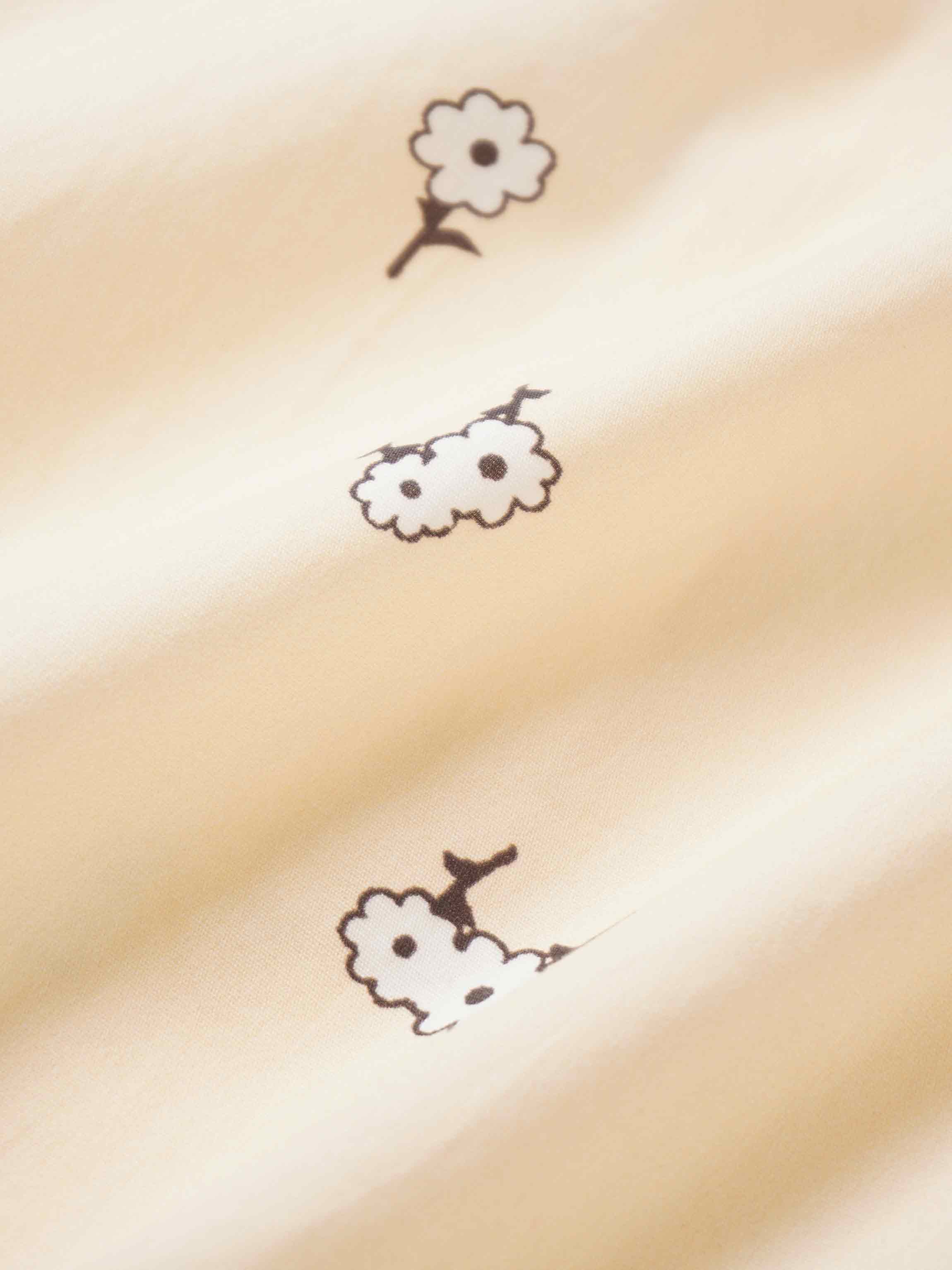 Ombre Flower Blouse-Peach