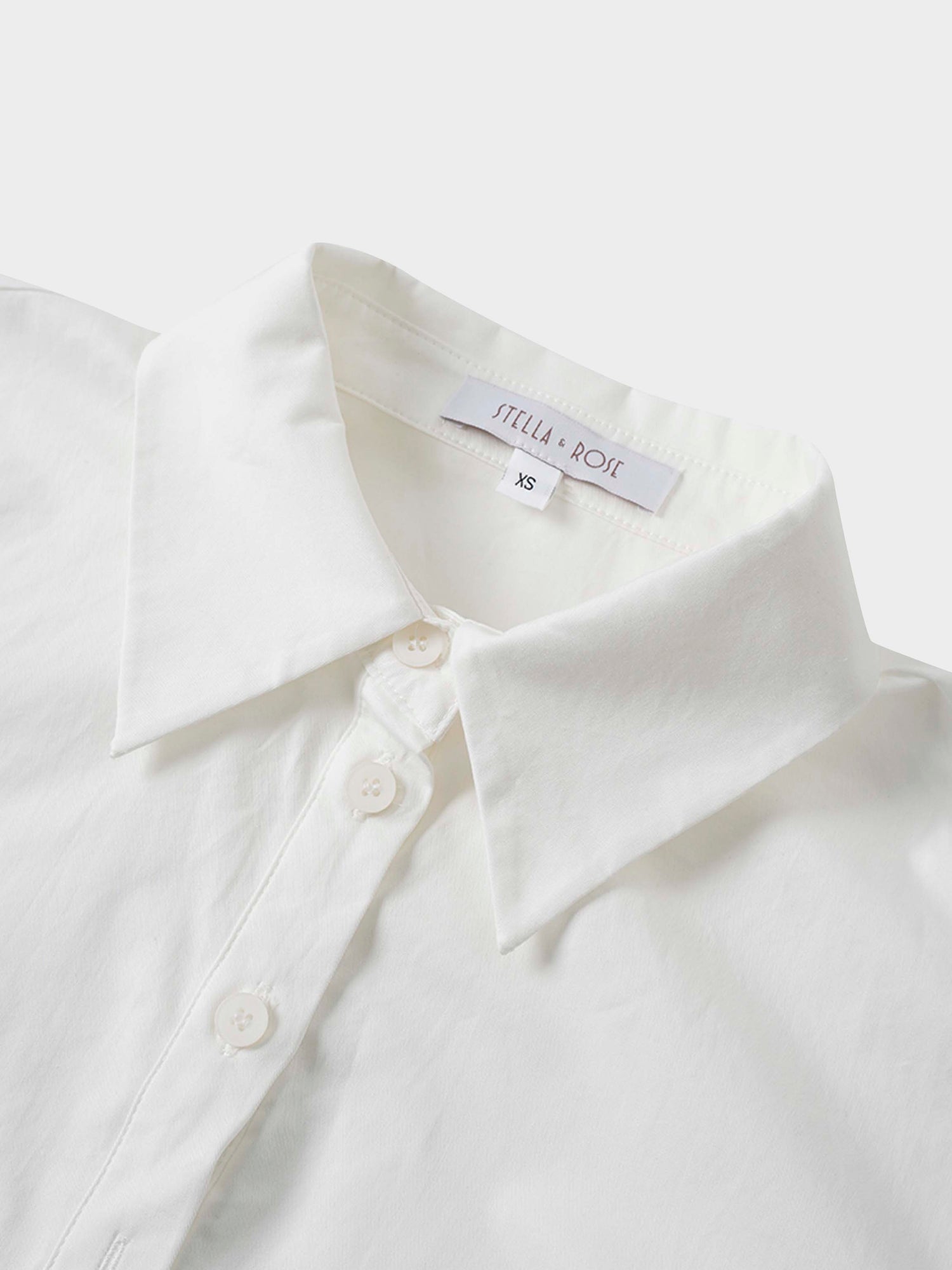 Floral Design Blouse-White