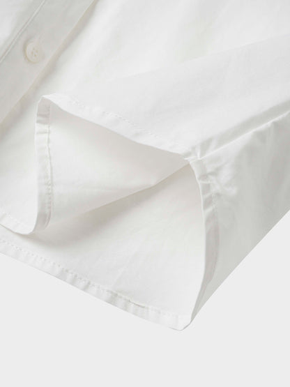 Floral Design Blouse-White