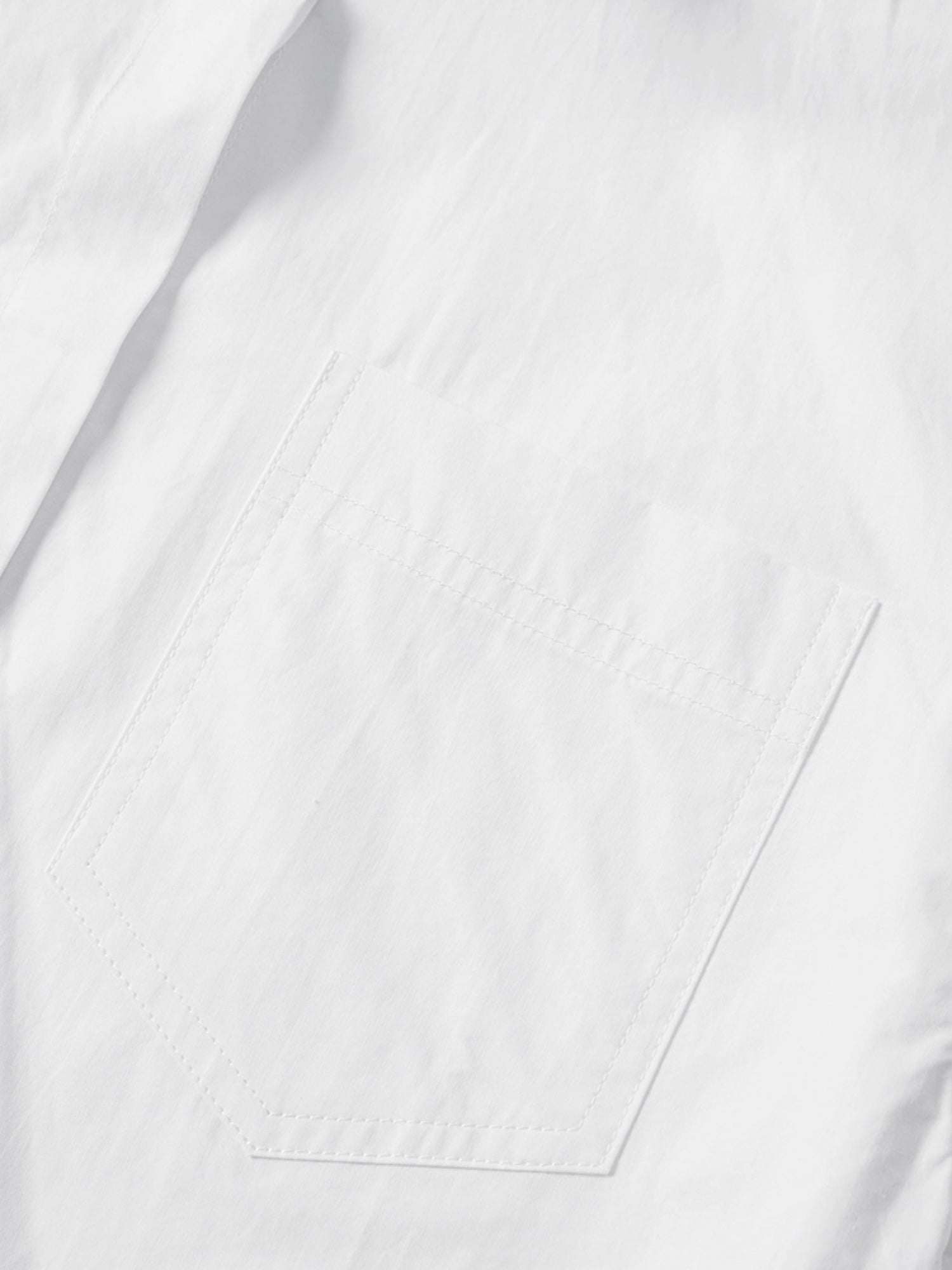 Cotton Crop Blouse-White