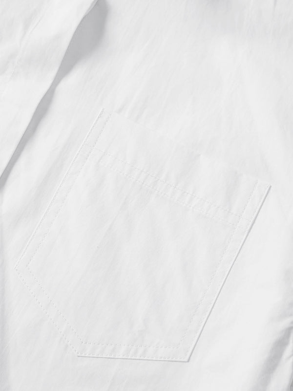 Cotton Crop Blouse-White