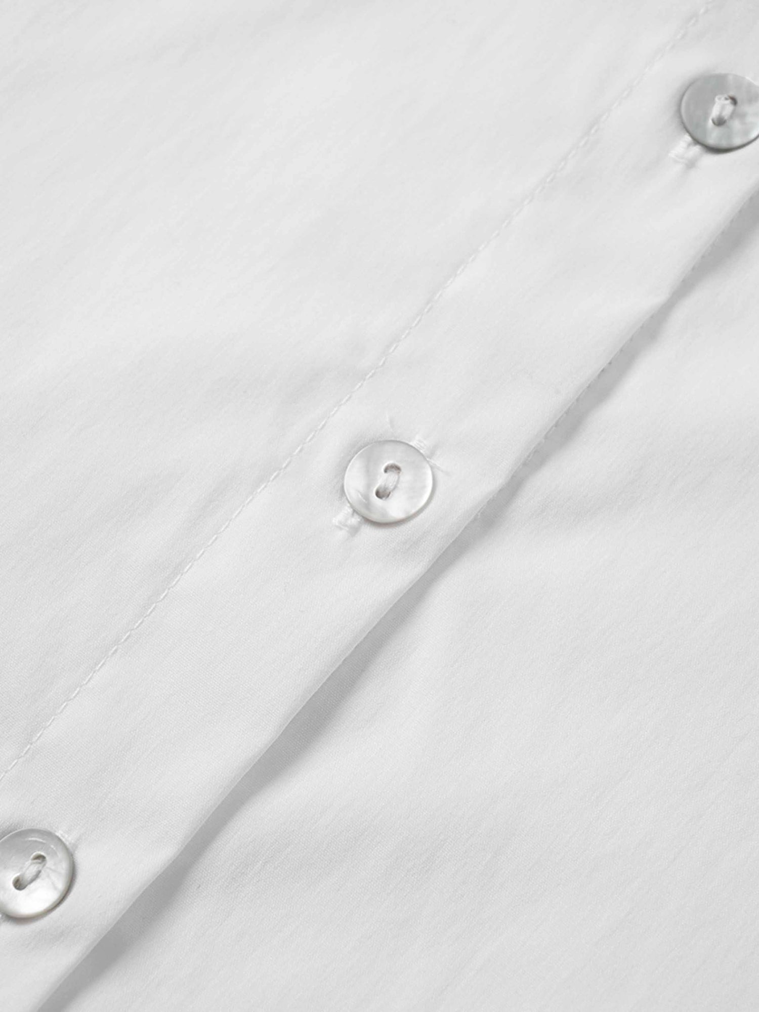 Cotton Button Down Blouse-White