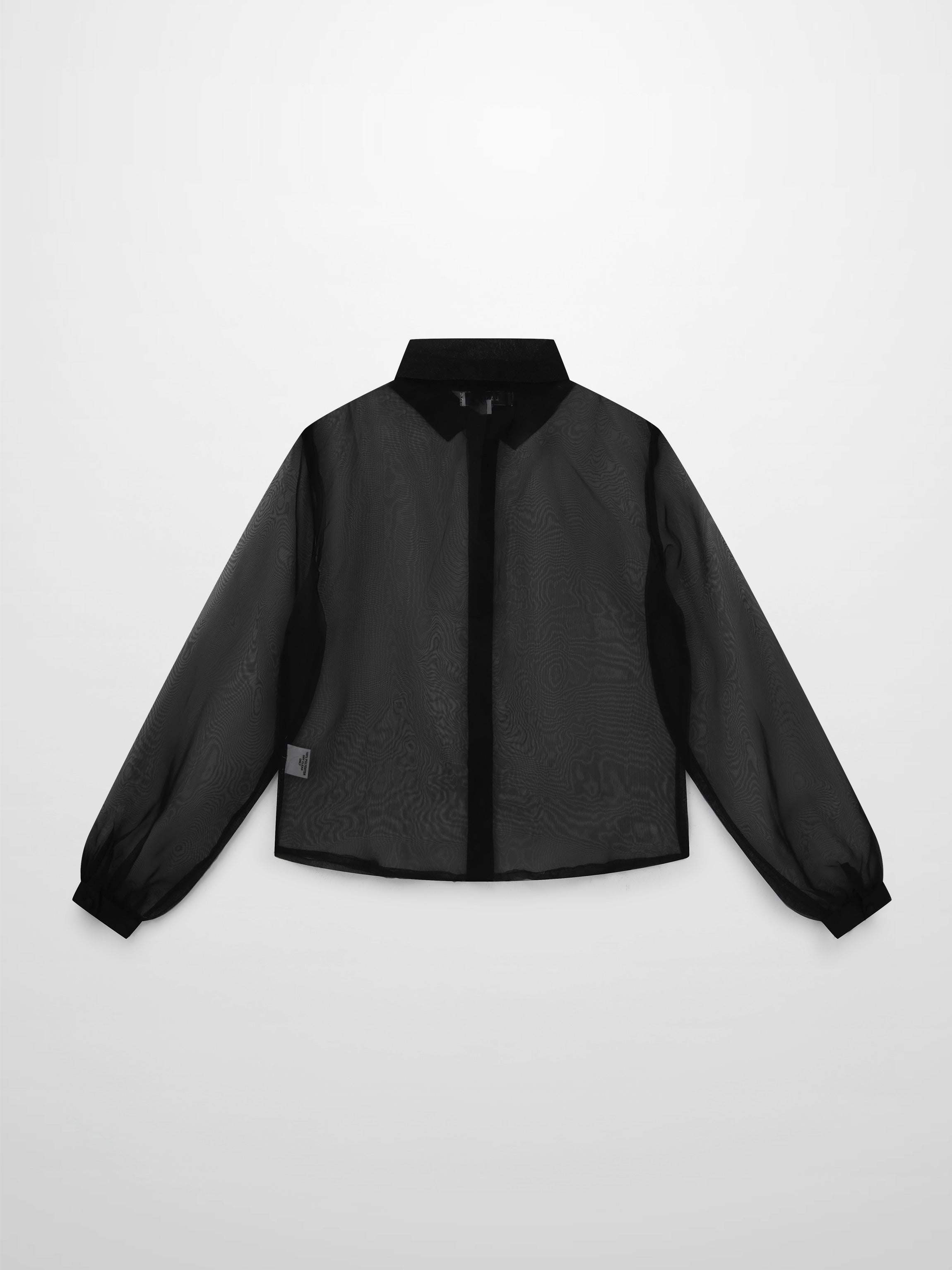 Organza Blouse-Black