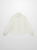 Organza Blouse-Cream