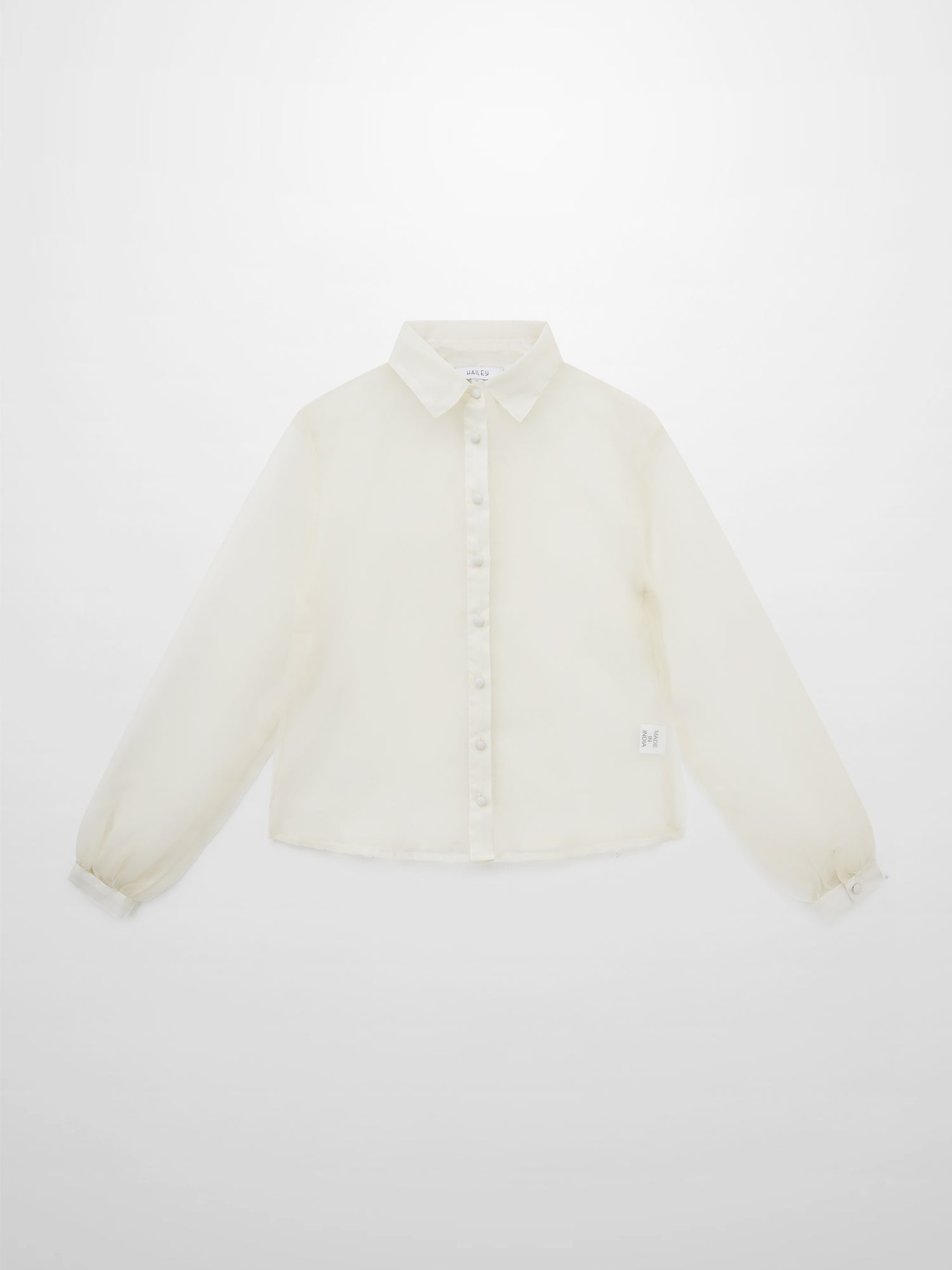 Organza Blouse-Cream
