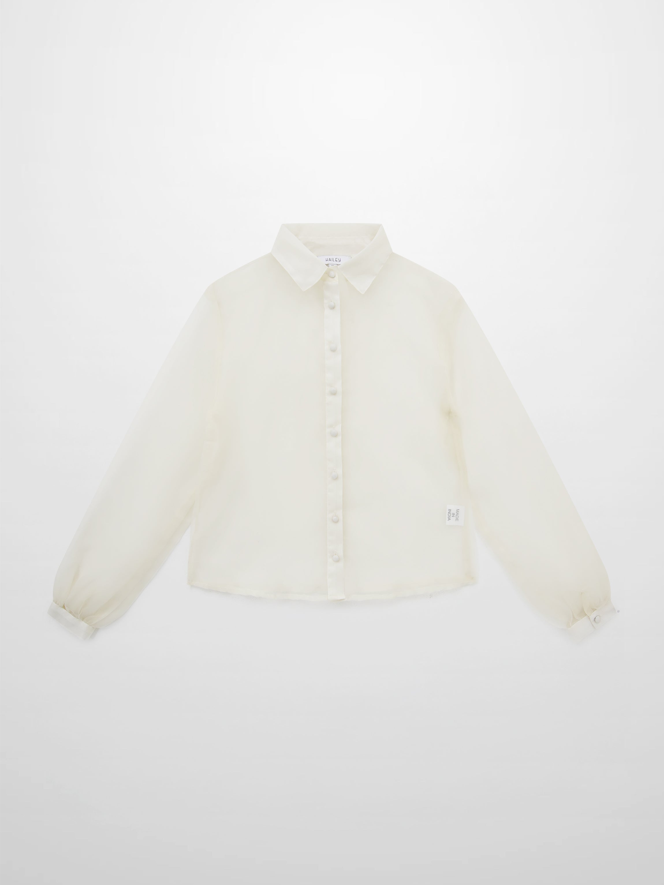 Organza Blouse-Cream