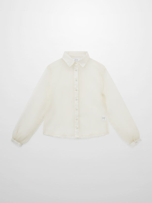 Organza Blouse-Cream