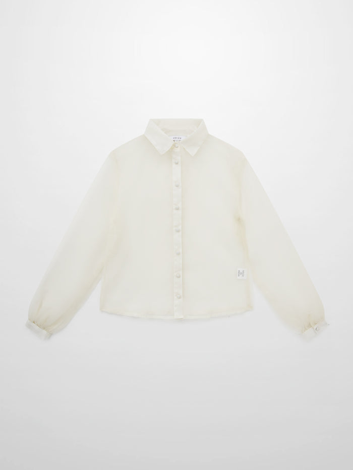 Organza Blouse-Cream