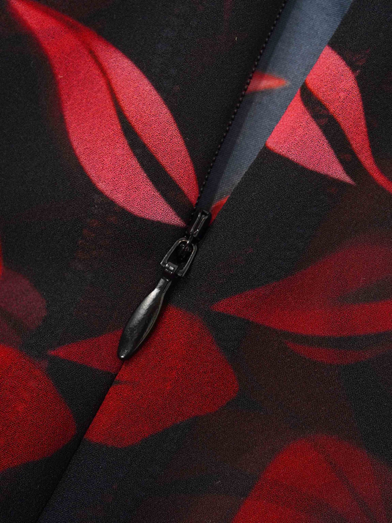 Asymmetrical Hem Dress-Spring Floral Bouquet