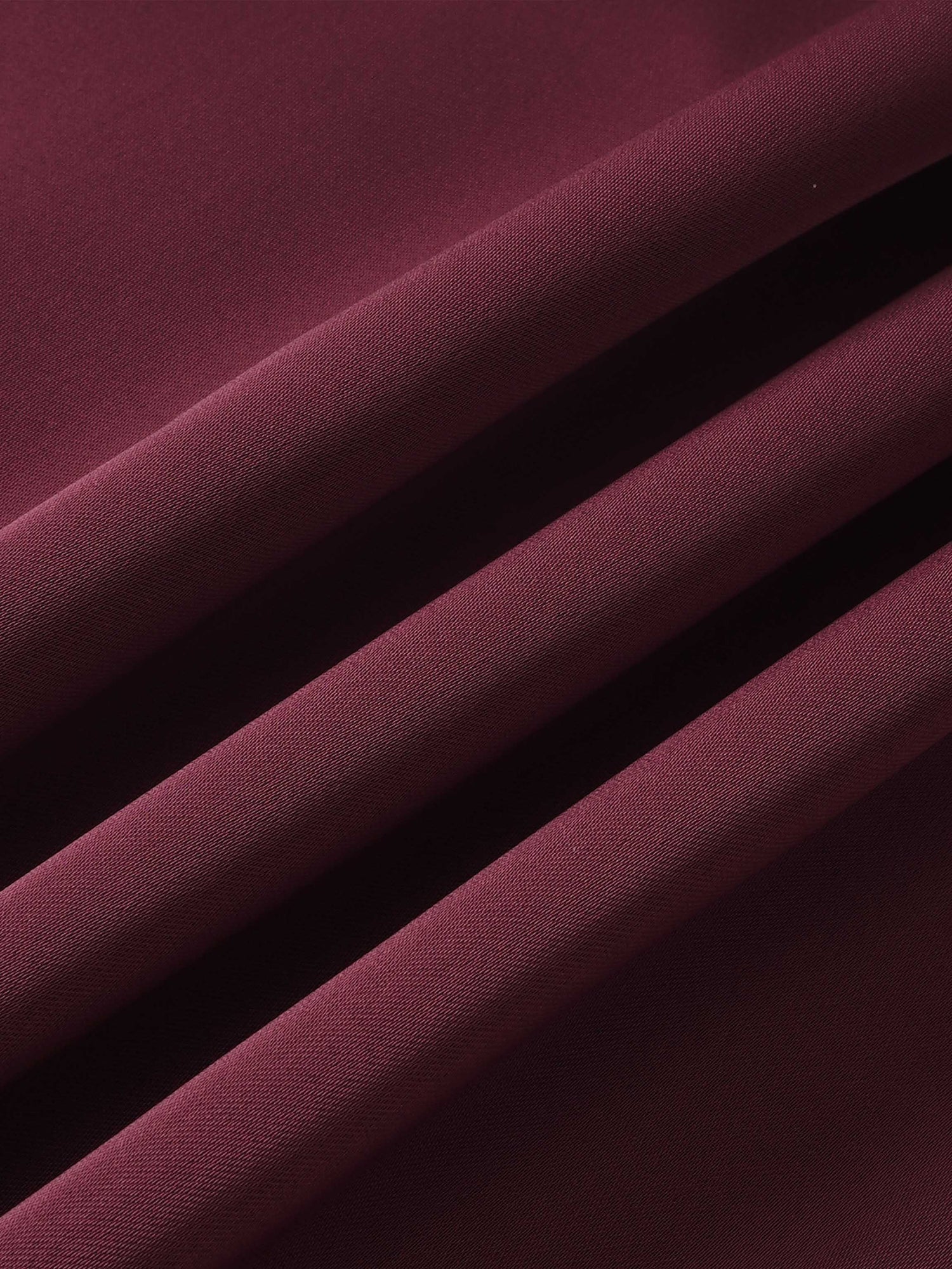 Center Ruffle Dress - Wine