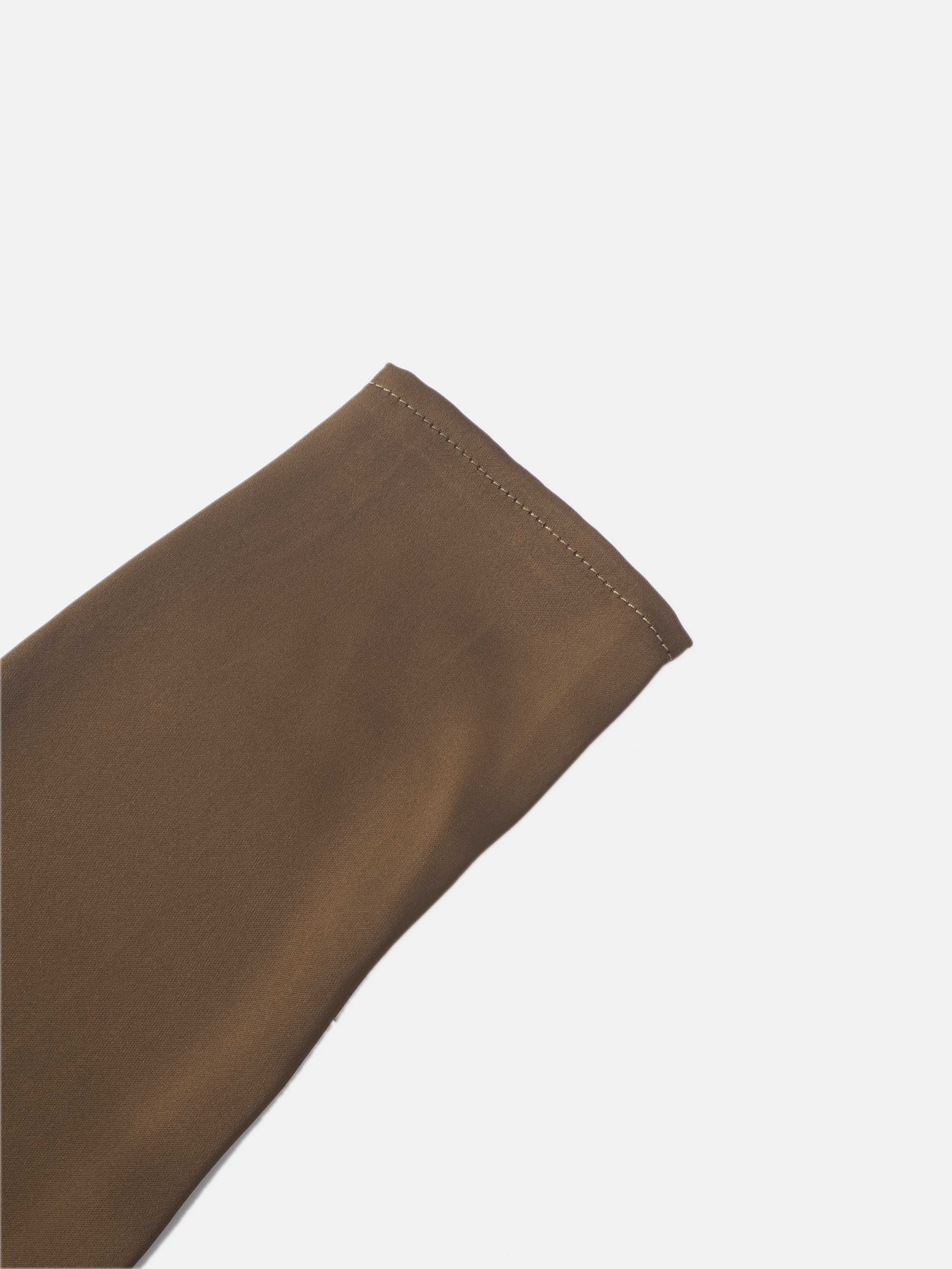 Center Ruffle Dress - Bronze